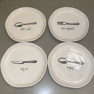 Rae Dunn Appetizer Plates